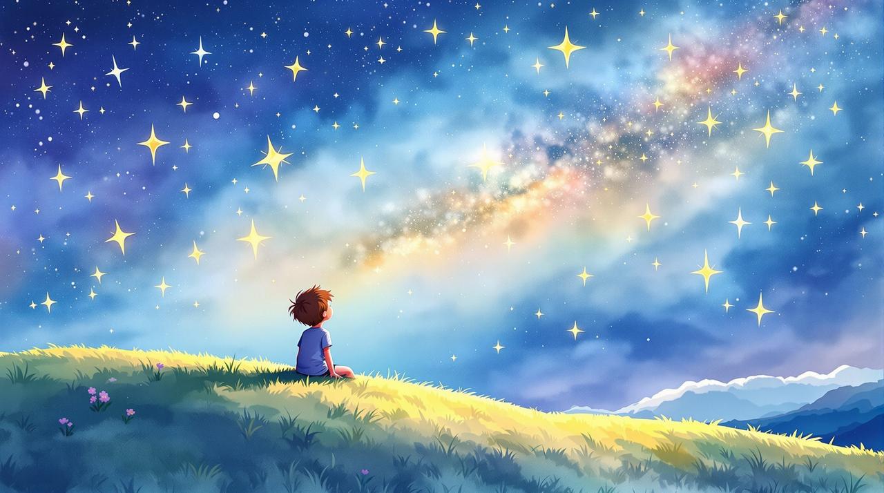 亚洲综合影视 - 手绘动画短片：星空之梦 投稿封面