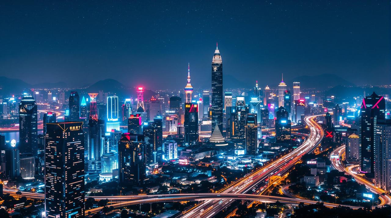 亚洲综合影视 - 城市夜景延时摄影 投稿封面
